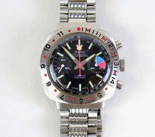 Cronografo AERO Neuchatel / Valjoux 7733 / orologio da polso #AY