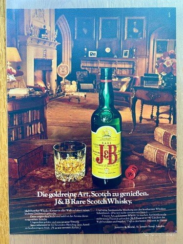Rare scotch whisky b - j&b, &