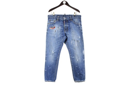 Jeans dsquared2 blu autentico - jeans,