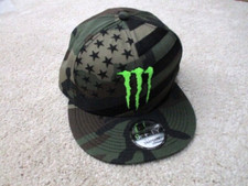 Cappello Berretto Uomo Monster Energy New Era 9fifty Snapback Mimetico Regolabile