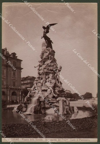 Torino circa 1880 piazza - circa, 1880.