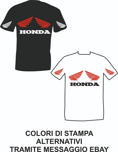 Tshirt honda maglia con stampa - con,