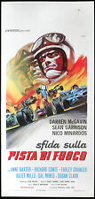 CINEMA-locandina SFIDA SULLA PISTA DI FUOCO garrison,mcgavin,MARTINSON car