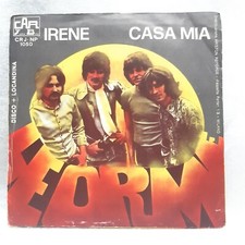 DISCO 45 GIRI LE ORME IRENE/CASA MIA CON LOCANDINA CRJ-NP 1050 ITALIA 1969