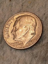 Dime 1967 senza marchio di