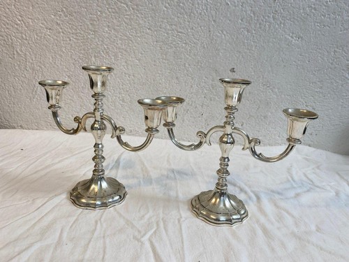 Candelabri argento placcato - in,