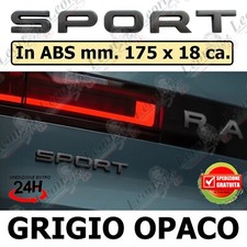 Logo Scritta Posteriore Sport