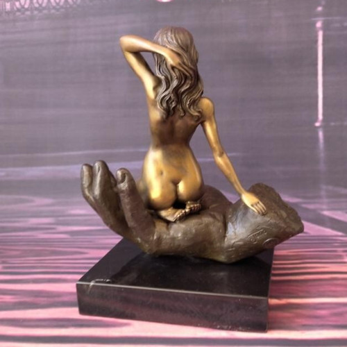 Statua scultura bronzo vintage