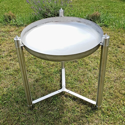 Focolare in acciaio inox 80 cm