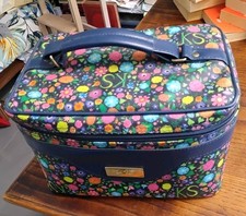 KEN SCOTT Beauty case Come Nuovo vintage fantasia iconica fiori borsa Anni'80