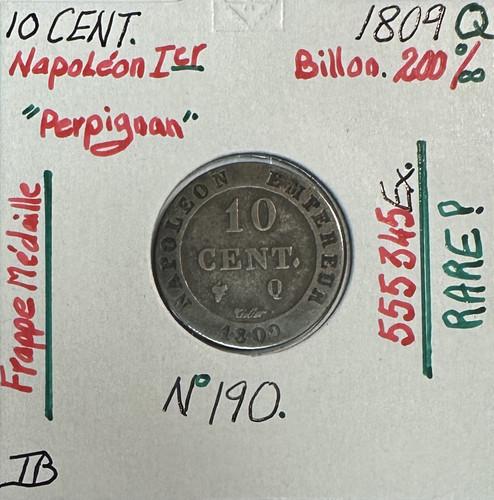 Centimes napoleon ier - napoleon,