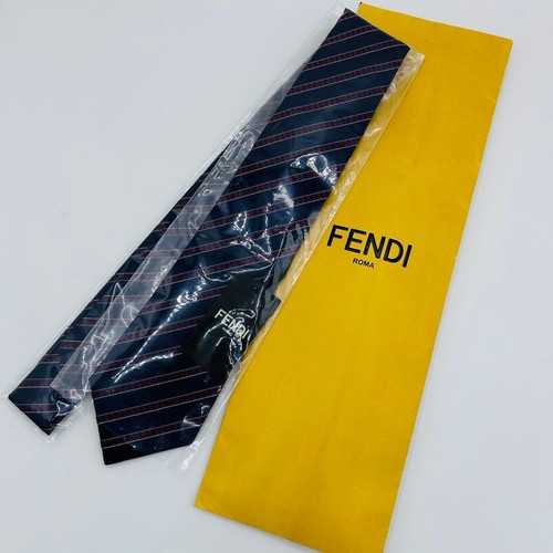 Cravatta fendi seta blu navy - blu, a