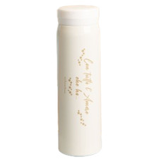 Borraccia bianca dia.5,5x8