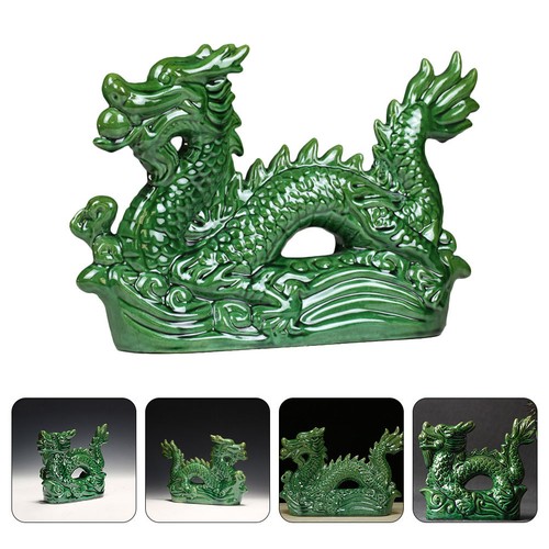 Statua drago ceramica - , verde