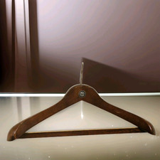 Vintage 90s Legno di Cedro Laccato Gruccia x Giacca/Pantalone Unisex 48x25x5