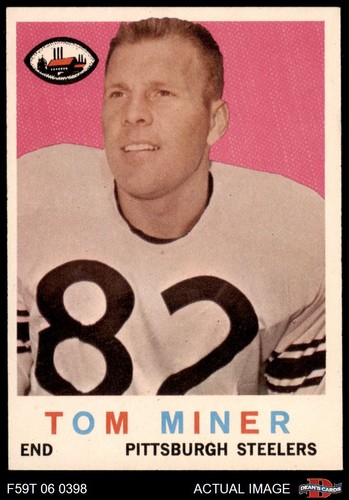 1959 topps tom miner - 1959,