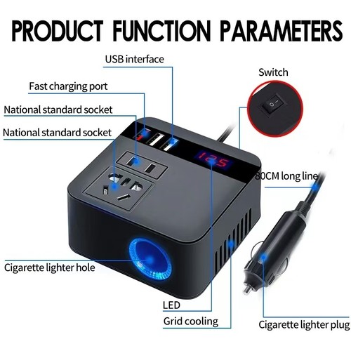 Inverter auto 12v 24v 220v - inverter,