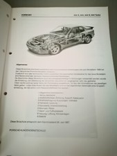 PORSCHE INFORMATION Technik 944 S 2 Cabriolet 1989 1990 manuale officina
