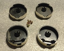 Piedini color canna oro 4 pz. 50x15mm su - v650 piastra CD  tuner hifi universal