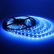 STRISCIA A LUCE LED BLU SMD 5050 STRIP 5 METRI 300 LED IMPERMEABILE ESTERNO SC0
