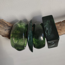 Bracciale Donna Resina Verde