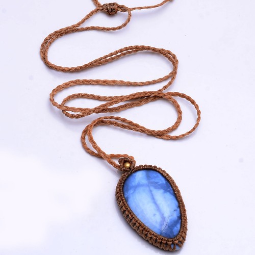 Talismano blu calmo collana - calmo,