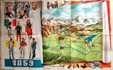 manifesto poster scolastico risorgimento 1859 storia scuola anni 60 arredamento