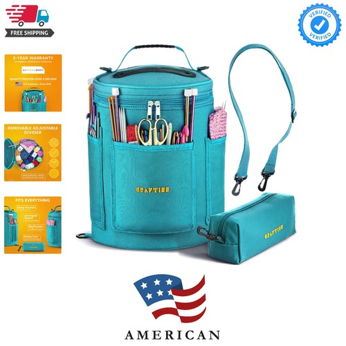 Borsa all uncinetto organizer - all'uncinetto,