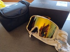 OAKLEY Line Miner L Jamie Anderson Prizm Sage Gold Occhiali Sci Snowboard Donna
