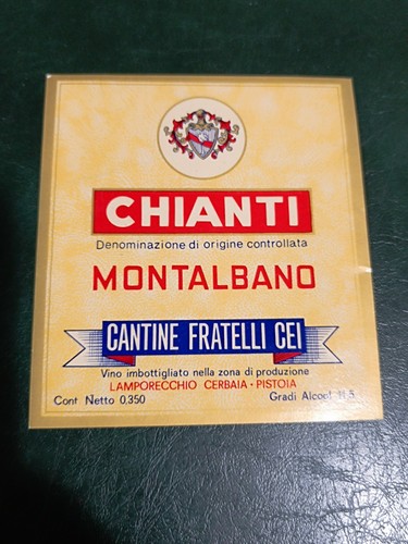 Etichetta vino chianti - etichetta,