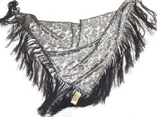 BLACK LUREX SILVER TRIANGLE