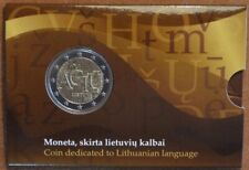 Lituania 2 euro lingua lituana