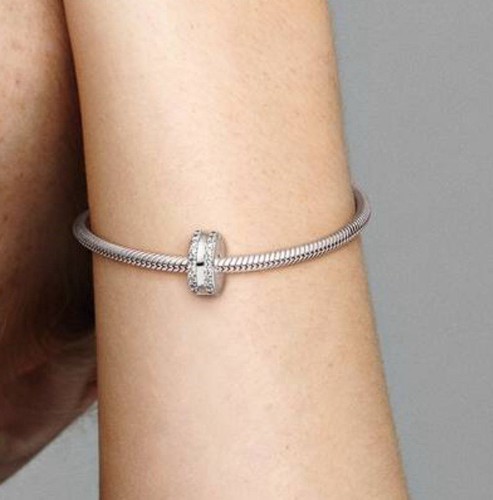 Pandora sterling silver clip - pandora,