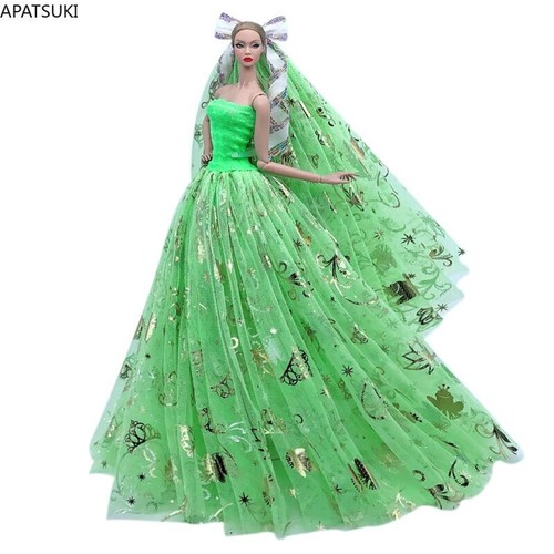 Abito sposa verde - verde, per