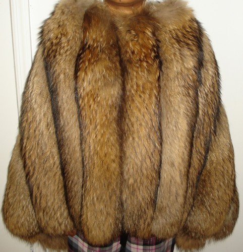 Giacca poncho pelliccia - poncho, di