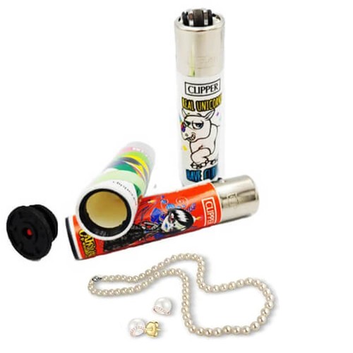 Accendino clipper scomparto - accendino,