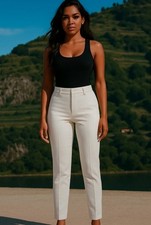 Pantalone Estivo Donna, Bianco
