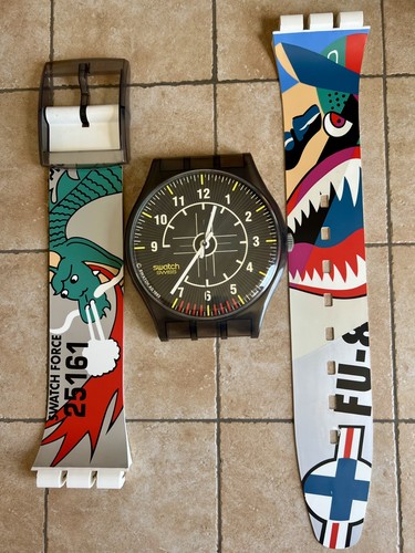 Swatch maxi mgm704 - sky, heroes