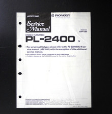 Originale PIONEER PL-2400