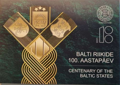 Euro estonia 100 anni - euro,