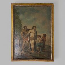 “Scena della passione di Cristo” Olio Su Tela Epoca Inizi ‘800