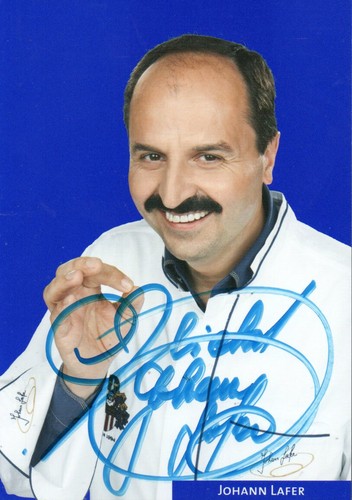 Autografo johann lafer - autografo,