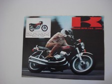 advertising Pubblicità 1974 MOTO KAWASAKI 400 MACH II S3J
