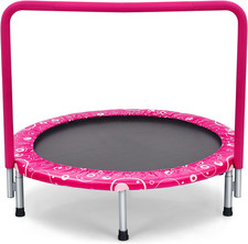 Trampolino Elastico per Bambini, Tappeto Elastico Pieghevole per Bambini Con Cop