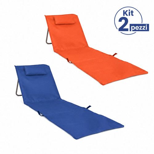 Stuoia lettino spiaggia 2pz - lettino,