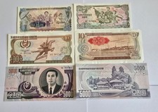 Lotto di 3 Banconote  Corea