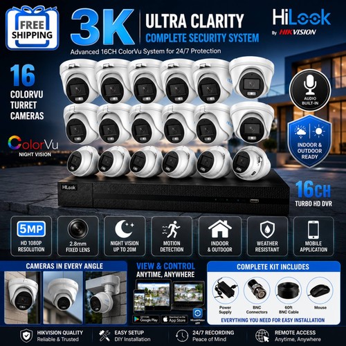 Hikvision colorvu cctv - hikvision, sistema