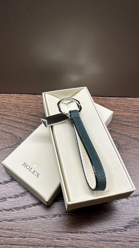 Rolex portachiavi pelle verde