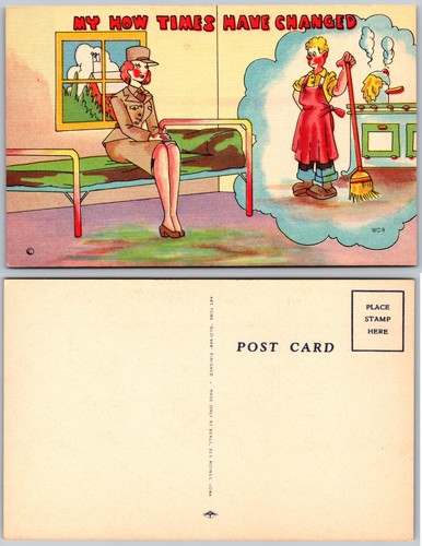 Cartolina umorismo cartoni - cartolina,