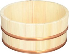 Kiso Kogei Round Yuuoke (Secchio d'acqua) Made in Japan Cipresso Hinoki in...